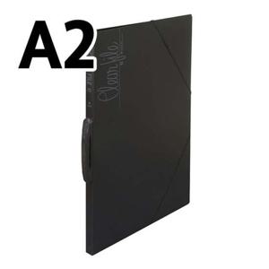 문화 클리어 화일 A2 흑색 F420-91