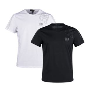 [럭스골프]남성 수입 라운드 반팔 골프티셔츠 OT2M401