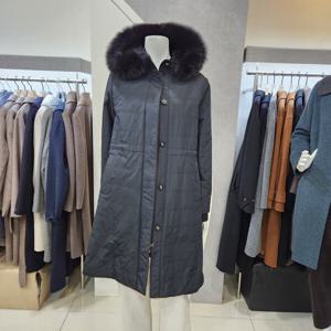 [안지크]캐주얼 폭스후드안감털 구스패딩(AH4FP1120)