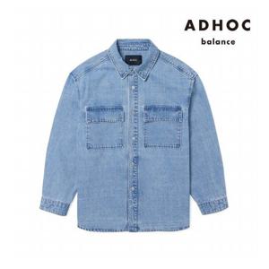 [애드호크]남성 투 포켓 데님 셔켓(HZ3LS10)