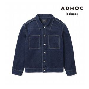 [애드호크]남성 LOW 크롭 데님 재킷(HZ3DJ11)