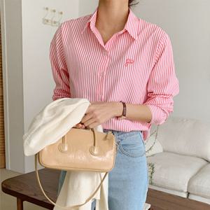 [헤레이스]스마일자수 ST셔츠_YMSH24SS081