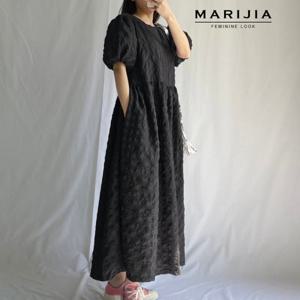 [마리지아][MARIJIA] 시어서커 벌룬 원피스_MOPA21080