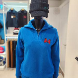 [디즈니골프]DO8LKT031 여성 겨울 기능성 니트 방풍 티셔츠