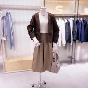 [시에로][대구백화점SG]  SJ4JKF16M_라운드넥 보카시  크랍자켓