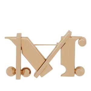 막스마라 모노그램 M 더블레이어 브로치 2514751091600 537001