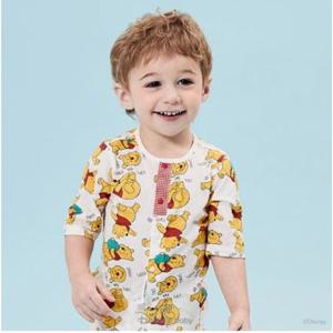 [디즈니베이비]꿀통푸우7부오픈내의(CREAM)_79S317604