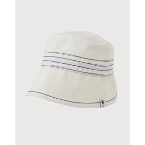 [올리비아로렌]린넨 아이보리 스티치햇__VYCXE4Y3321