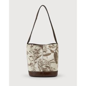 [올리비아로렌]린넨 프린트 숄더백__VYCUB4Y3311