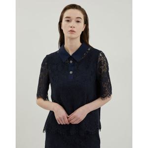 [올리비아로렌]카라 레이스 블라우스__VOPNS4M4221