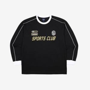 휠라 기능성 메쉬 그래픽 긴팔티 FS2RLG1102X_BLK