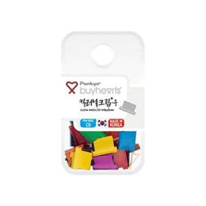 바이하츠 점보컬러날크립(심) 중(컬러혼합 40매용)