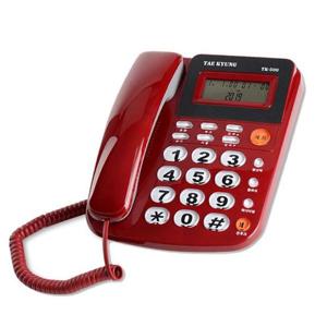 빅버튼 태경500레드 발신자표시 큰버튼 CID 유선전화기