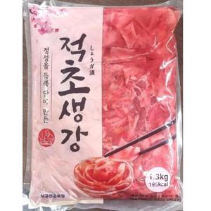 횟집생강절임 업소용 식당 횟집 식자재 재료 이연 적초생강 1.3kg