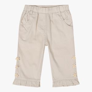 [치크(키즈)]꽃 모티브 프릴 7부 바지 CKTA2631G