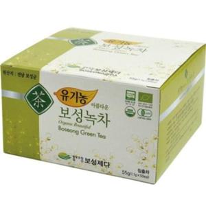차류한 유기농 아름다운 보성녹차 보성제다 1.1gx50T