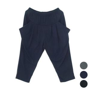 신축성 복원성 좋은 여자 홈웨어 7부 배기 팬츠 바지