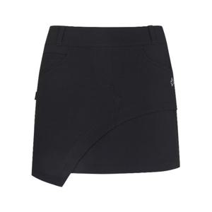 파리게이츠골프스커트 NQC 521D2PC603_BK 여성 바니 패치 언밸런스 큐롯 스커트