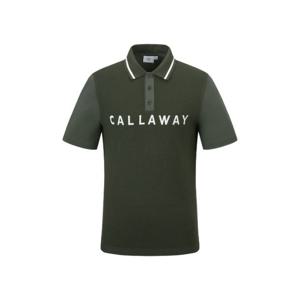 캘러웨이골프반팔티 LQS CMTY24M501_KH 남성 여름 니트 하이브리드 조직감 티셔츠