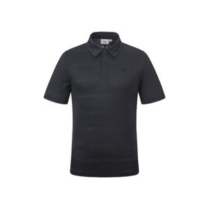 캘러웨이골프반팔티 LQS CMTY24M507_BK 남성 여름 자갸드 쉐브론 티셔츠