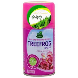 향기좋은탈취제 청개구리 트리프로그 자동분사 방향제 280ml-숲속향