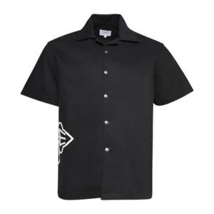 루드 크로스 로고 스냅 버튼 반팔 셔츠 RHPF24SR03320 0015