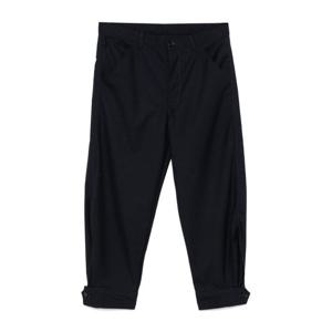 꼼데가르송 테이퍼드 커프스 울 팬츠 FNP002W24 BLACK
