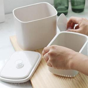 압축 ECOCO 물빠짐 미니 음식물 쓰레기통 2리터