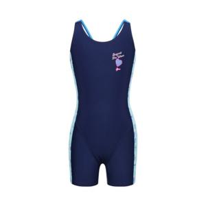 [레노마수영복]여아 하트 포인트 2부 X백 반신 수영복 GS2F863