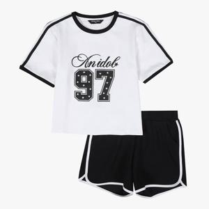 [더데이걸]소매 두줄 반팔 셋업 TGMS26303 [모다아울렛 남양주점