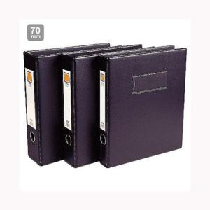 3공D링 비닐 흑색 3공D링바인더 7cm D636