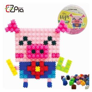 [문구] 글로벌이지 이지 툭툭블럭 아기돼지삼형제-긍정돼지 4EA