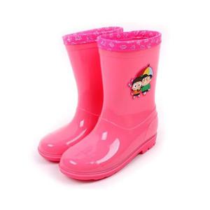 흔한남매 베이직 장화 핑크 캐릭터 여아동 레인부츠