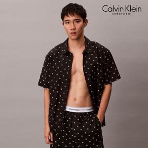 NM2694PCS 남성 코튼 포플린 슬립 숏 슬리브 탑