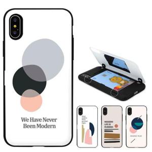 Tcz C심플아트 갤럭시노트20 케이스 N981 카드범퍼