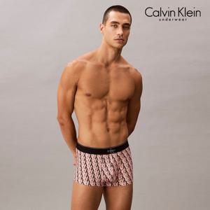 남성 CK 그래픽 마이크로 로우 라이즈 트렁크 NB44942OS
