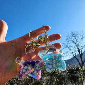 워터볼 키링 열쇠고리 글리터 방울키링