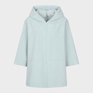 캐리스노트 후드 반팔 블라우스 (CN4MBL405)