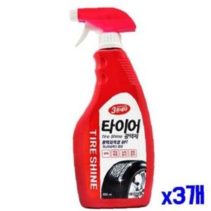 간편세차 타이어 광택제 650ml x3개