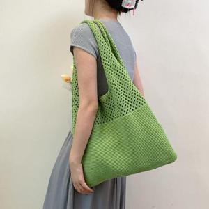 [주식회사 브이와이][JHP1R479_51IL]6컬러 짜임 뜨개 가방 J5016