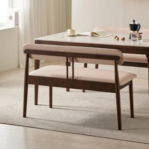 [삼익가구]시에나 2인용 원목 등받이 벤치