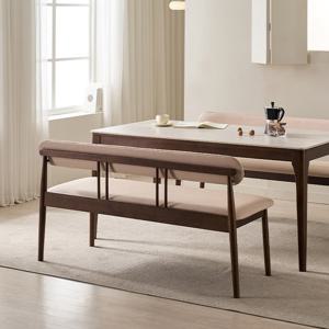 [삼익가구]시에나 3인용 원목 등받이 벤치