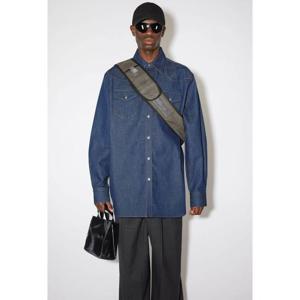 라프리마 아크네 스튜디오 인디고 데님 버튼업 셔츠 BB0510 135