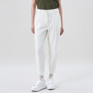 캘러웨이골프바지 LQS CWPT24M602_WH 여성 여름 투턱 배기핏 팬츠