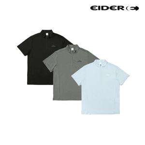 아이더 [택가 99,000원] 남성 ICE (아이스 조직)   반팔짚업 티셔츠 DMM24207