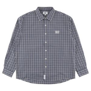 와키윌리 시어서커 체크 긴팔셔츠 WA2601SH11NA