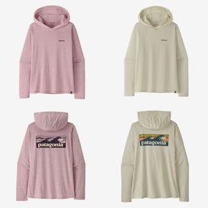 [파타고니아코리아][26SS]우먼즈 캐필린쿨 데일리후디  보드숏로고 45474R5