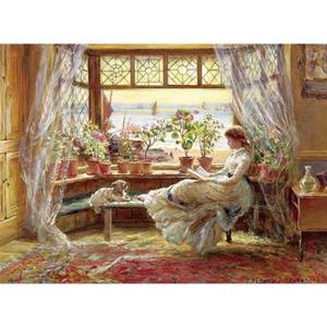 취미퍼즐 1000피스 직소퍼즐 독서하는 여인 HP1028