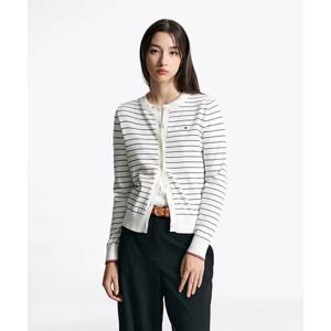 타미힐피거 TOMMY HILFIGER 스트라이프 크루넥 가디건 (T22F6KCD031WT204Q) T22F6KCD031WT204Q 453890