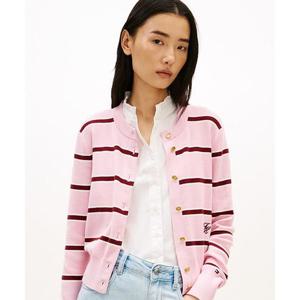 타미힐피거 TOMMY HILFIGER 스트라이프 크루넥 가디건 (T22G1KCD050WT20D8) T22G1KCD050WT20D8 454507